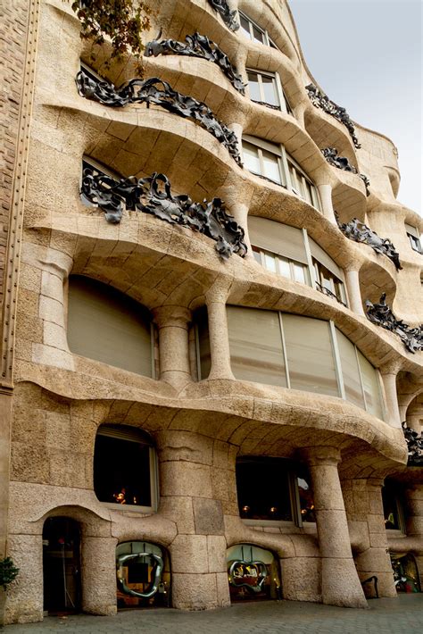 Gaudi Casa Mila La Pedrera Facade Barcelona Spain Donald Thoreby Flickr