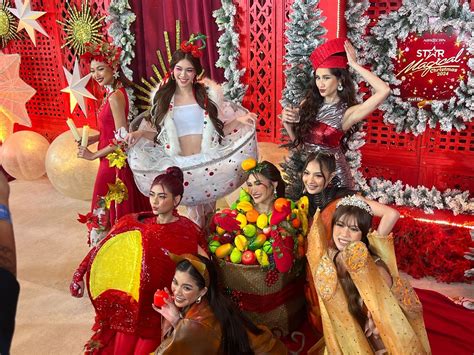 BINI Brings Out The Fun With Noche Buena Outfits At Star Magic