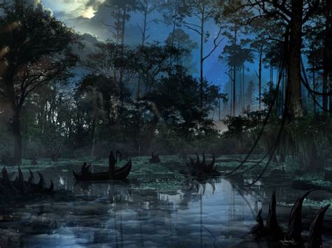 Swamp 2 By D1eselx On Deviantart Fantasy Landscape Landscape Concept