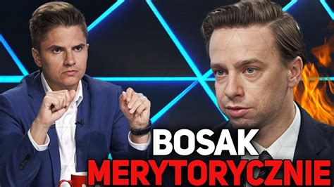 Bosak Merytorycznie O Bie Cych Sprawach Youtube