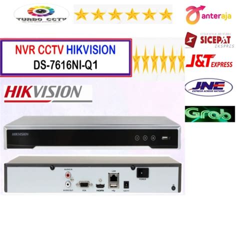 Jual NVR HIKVISION 16 CHANNEL DS 7616NI Q1 Shopee Indonesia