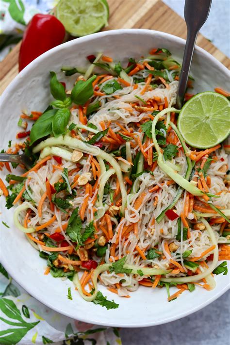 Vietnamese Cold Noodle Salad With Vinaigrette Slice Of Jess