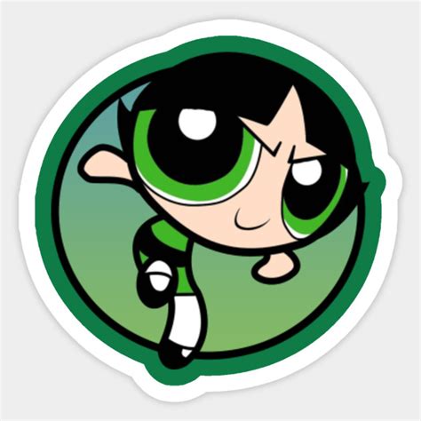 Buttercup Powerpuff Girls Powerpuff Girls Sticker TeePublic