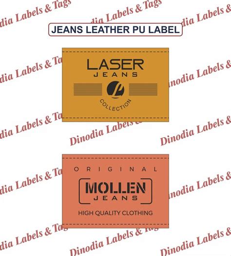 Brown Jeans Leather Pu Label For Garments At Rs Piece In