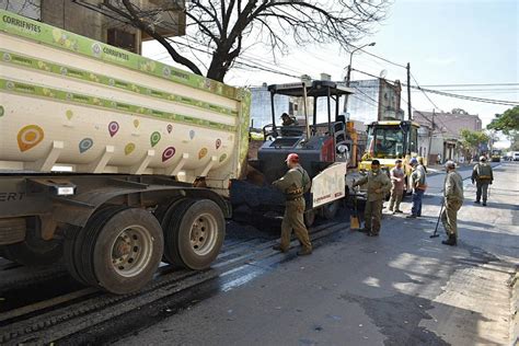 Vialidad Urbana comenzó la repavimentación con concreto asfáltico de