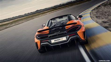 2020 McLaren 600LT Spider Color Myan Orange Rear Caricos