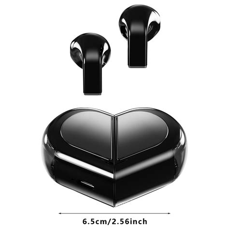 Zenghuiiii Wireless Earbuds Ear Hook New K520 Heart Shaped Couple Headphones Modular Design