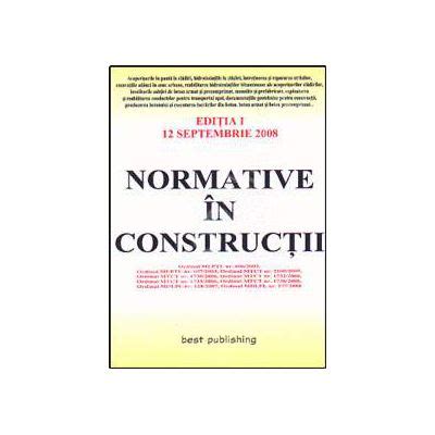 Normative In Constructii Editia I Best Publishing 20 00