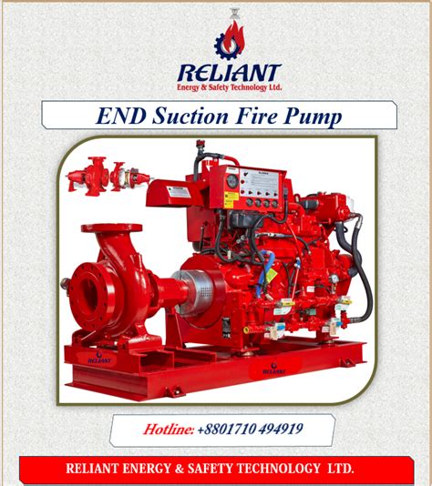 End Suction Fire Pump Set Reliant Energy And Safety Technology Ltd