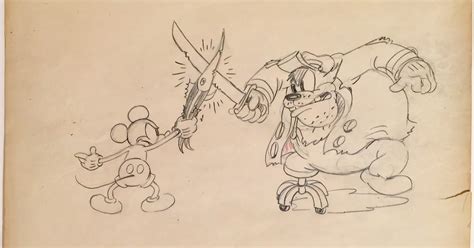 Animation Collection Original Production Animation Drawing Of Mickey