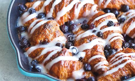 Overnight Blueberry Croissant Breakfast Bake Is A Recipe For Sweet Dreams Extra Crispy