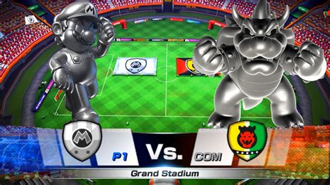 Intense Rivalry Metal Mario Luigi Vs Bowser Peach In Mario Sports