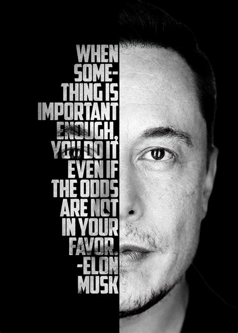 Elon Musk Poster Picture Metal Print Paint By Bnwdesigner Displate