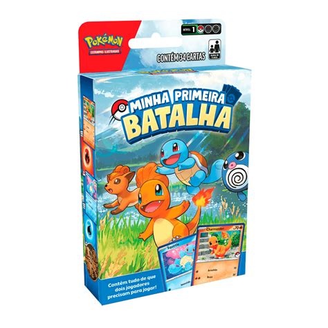 Deck Inicial Minha Primeira Batalha Charmander e Squirtle Pokémon