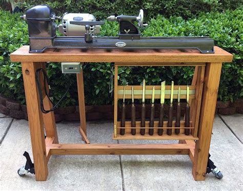 The Project Lady Craftsman 101 06242 Lathe Restoration Table Build