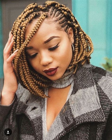 The Coolest Box Braids Hairstyles On Stylevore