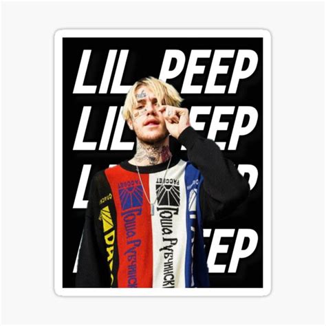 Lil Peep Sticker By Tumfei Redbubble