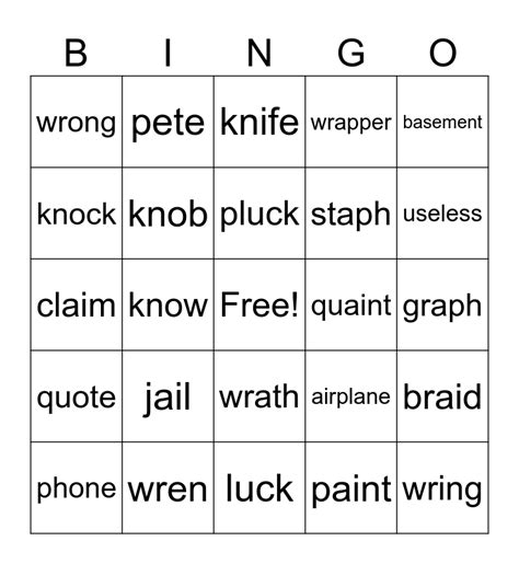 Bingo Card