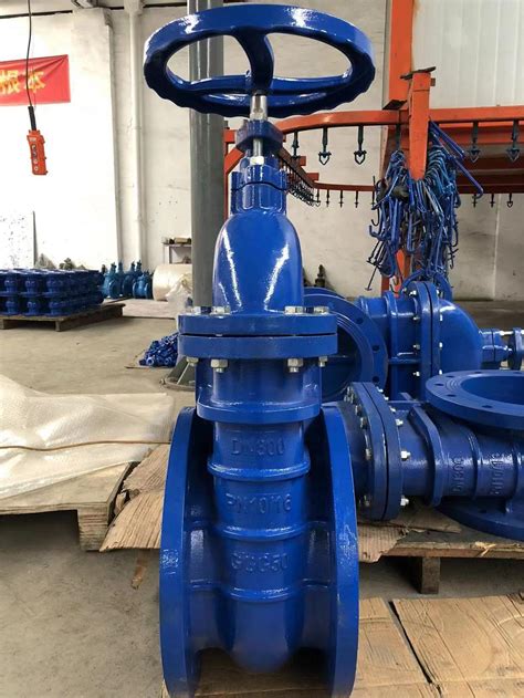 DIN Standard Cast Iron Non Rising Stem Gate Valve DN150 China DIN