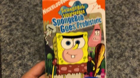 SpongeBob Squarepants SpongeBob Goes Prehistoric Demo Tape VHS Unboxing