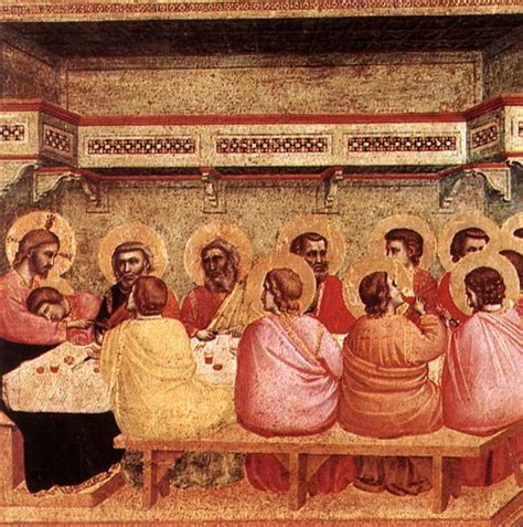 Last Supper, c.1320 - c.1325 - Giotto - WikiArt.org