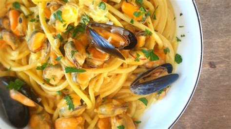 Linguine Aux Moules Sauce Safran