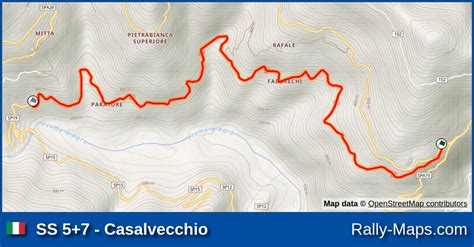 Mapa Harmonogram Profil Elewacji Os Casalvecchio Rally Di