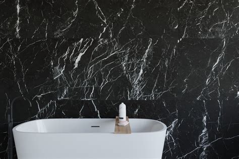 Elegant Black Matt Marble Matt Marble Look Colorbody Fine Porcel