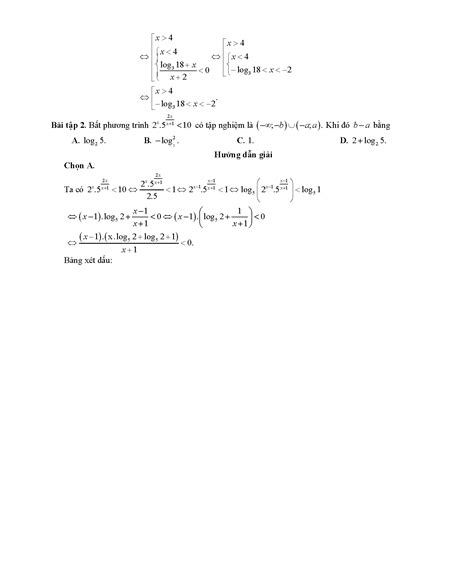 Tài Liệu Các dạng bài tập VDC bất phương trình mũ và bất phương trình