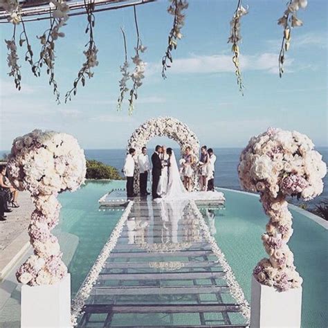 Best Inspirations Awesome Pool Wedding Decorations Ideas Pool