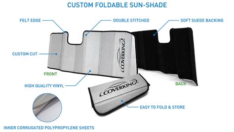 Custom Foldable Sun Shades - Custom Windshield Covers | Coverking