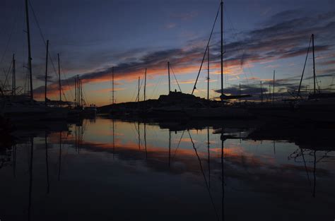 Fondos De Pantalla Puesta De Sol Mar Cielo Nube Reflexi N Ibiza