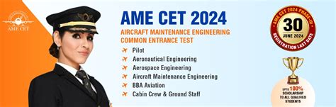 Ame Cet 2024 Exam A National Level Common Entrance Test For Ame Aeronautical Aerospace