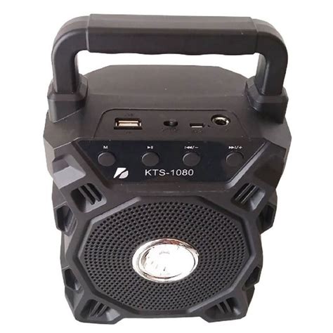 KTS 1080 4inch Wireless Portable Bluetooth Speaker With Led Light