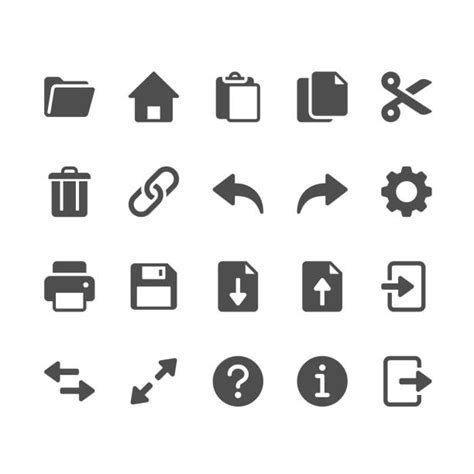 Toolbar Icons Illustrations, Royalty-Free Vector Graphics & Clip Art ...