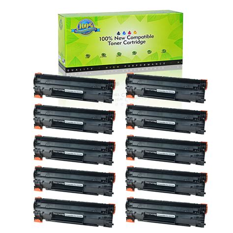 Used 10PK CF279A 79A Toner Compatible With HP LaserJet Pro M12a M12w