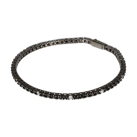 Bracciale Tennis Uomo In Argento Con Pietre ALFIERI ST JOHN 925