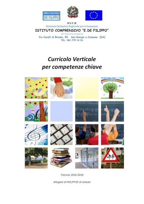 Pdf Curricolo Verticale Per Competenze Chiave Il Presente Curricolo