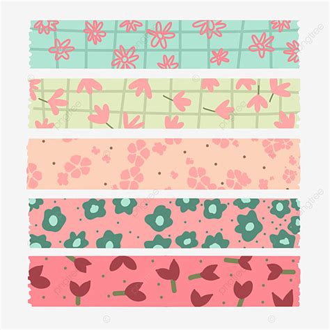 Cute Washi Tape Vector Hd PNG Images Washi Tape Illustration Design