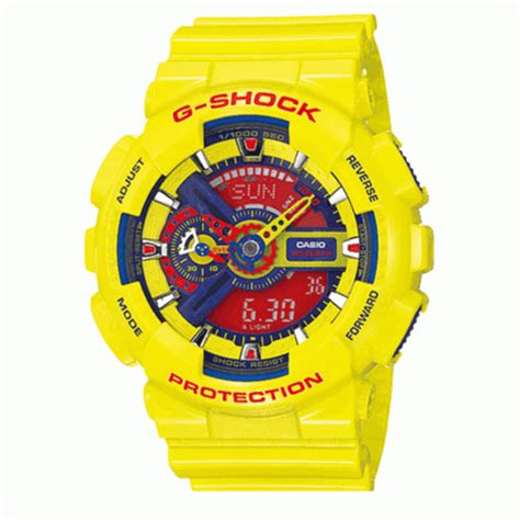 Rare New Casio G Shock Led Light Yellow Hyper Colors Analog Digital Ga 110a 9 Watchcharts