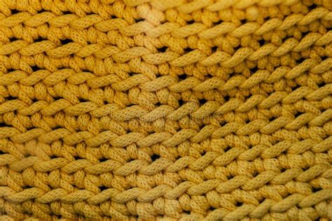 Yellow Knitted Wool Texture Picture Image