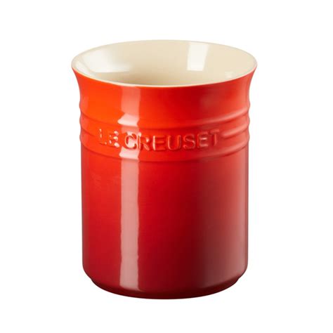 Porta Utens Lios Classic Em Cer Mica Litro Vermelho Le Creuset