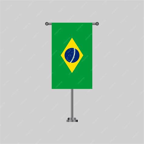 Premium Vector Illustration Of Brazil Flag Template