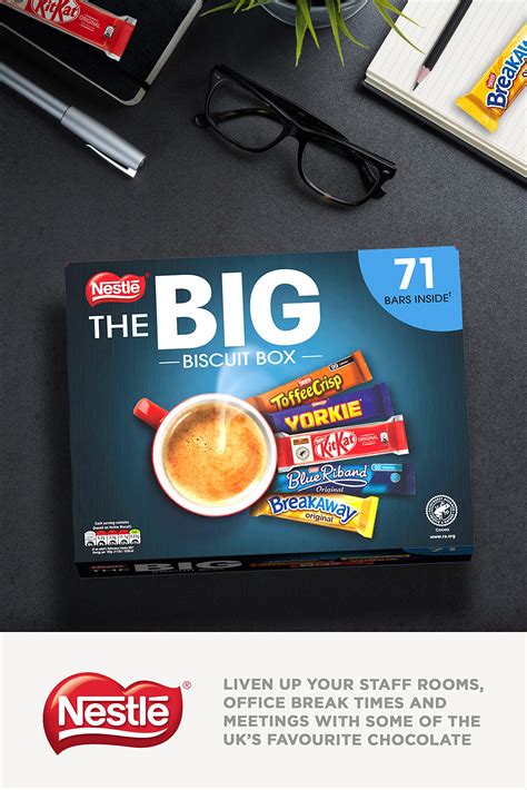 Buy Nestle The Big Biscuit Box 71 X Chocolate Bars Kitkat Yorkie