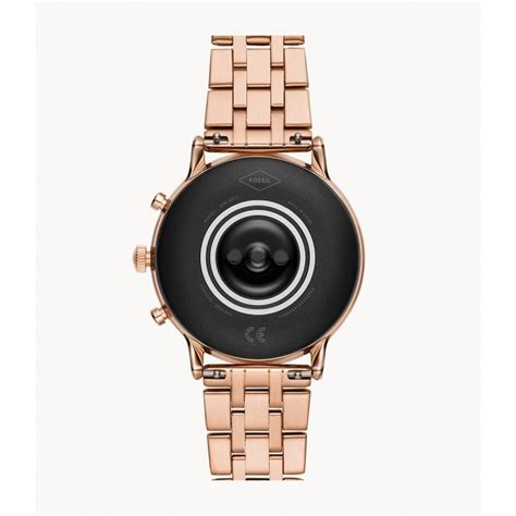 Fossil Femme Montre Connect E Digitale Quartz Avec Bracelet Acier