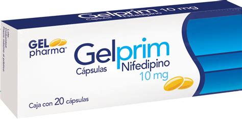 Nifedipino Mg C Capsulas Gelprim Farmapronto