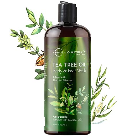 Buy O Naturals Tea Tree Oil Foot Body Wash Oz Treats Athletes