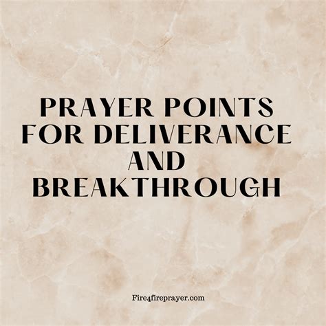 Powerful Prayer Points For Breakthrough With Bible Verses Fire Fire