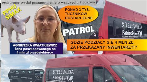 PATRIOT24 RUTKOWSKI W AKCJI Mięso z 3 tys tuczników sprzedane 4 mln