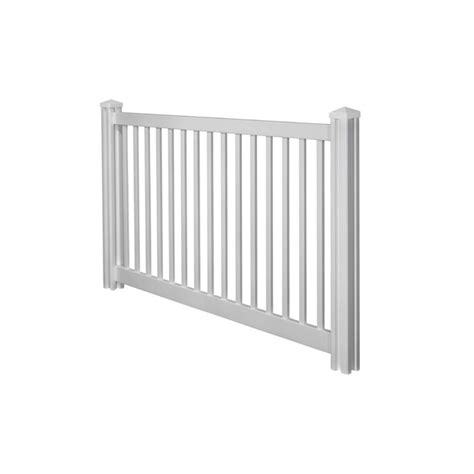 Wambam Fence Traditional Yard And Pool Fence 4 Ft H X 7 Ft W White